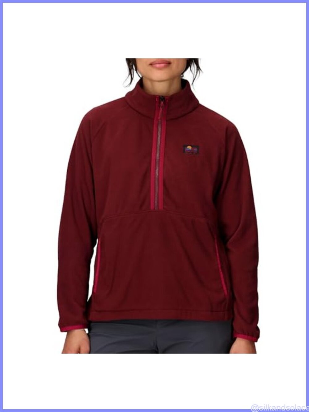 Marmot Upward Fleece Pullover Recycled Polyester Mock Neck